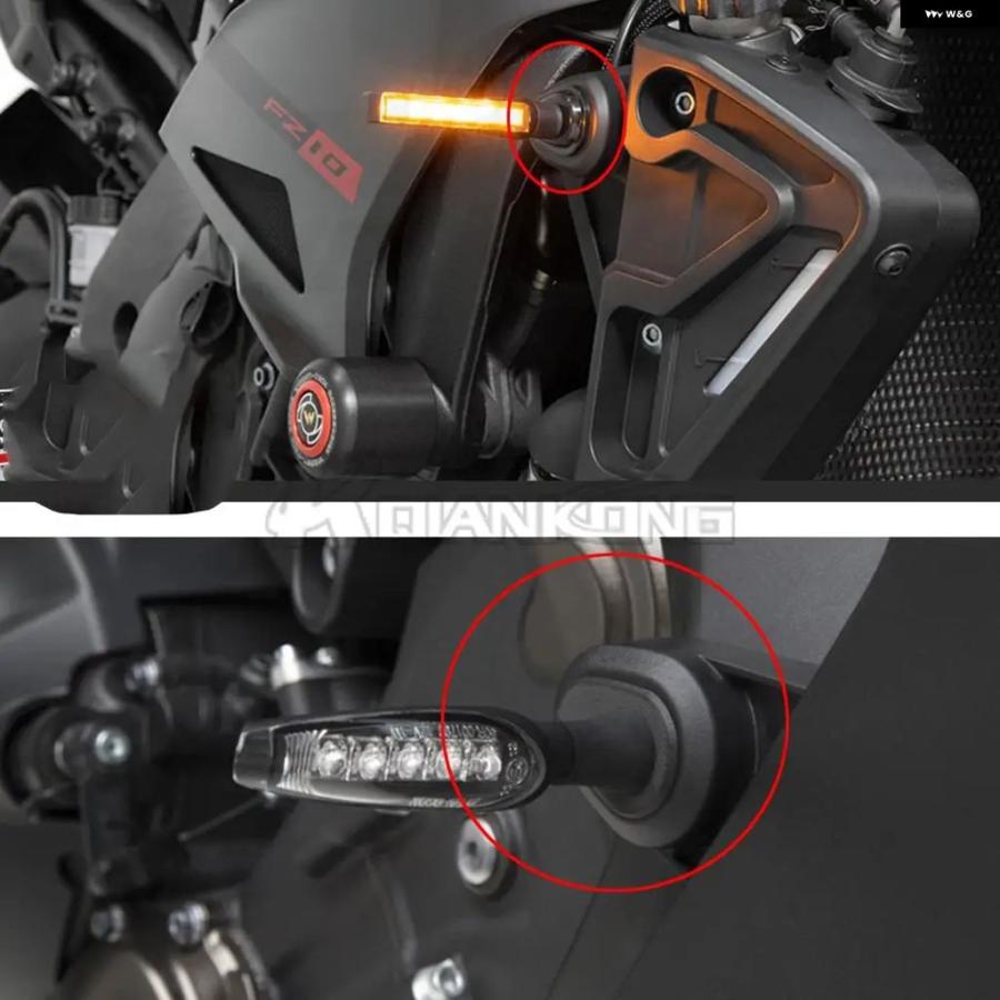 並行輸入品 ヤマハ MT07 MT09 MT-07 MT-09 2024 ウィンカー インジケーター アダプター スペーサー 09 TRACER 2016 - 19 2021 20232022用 | ブランド登録なし | 05