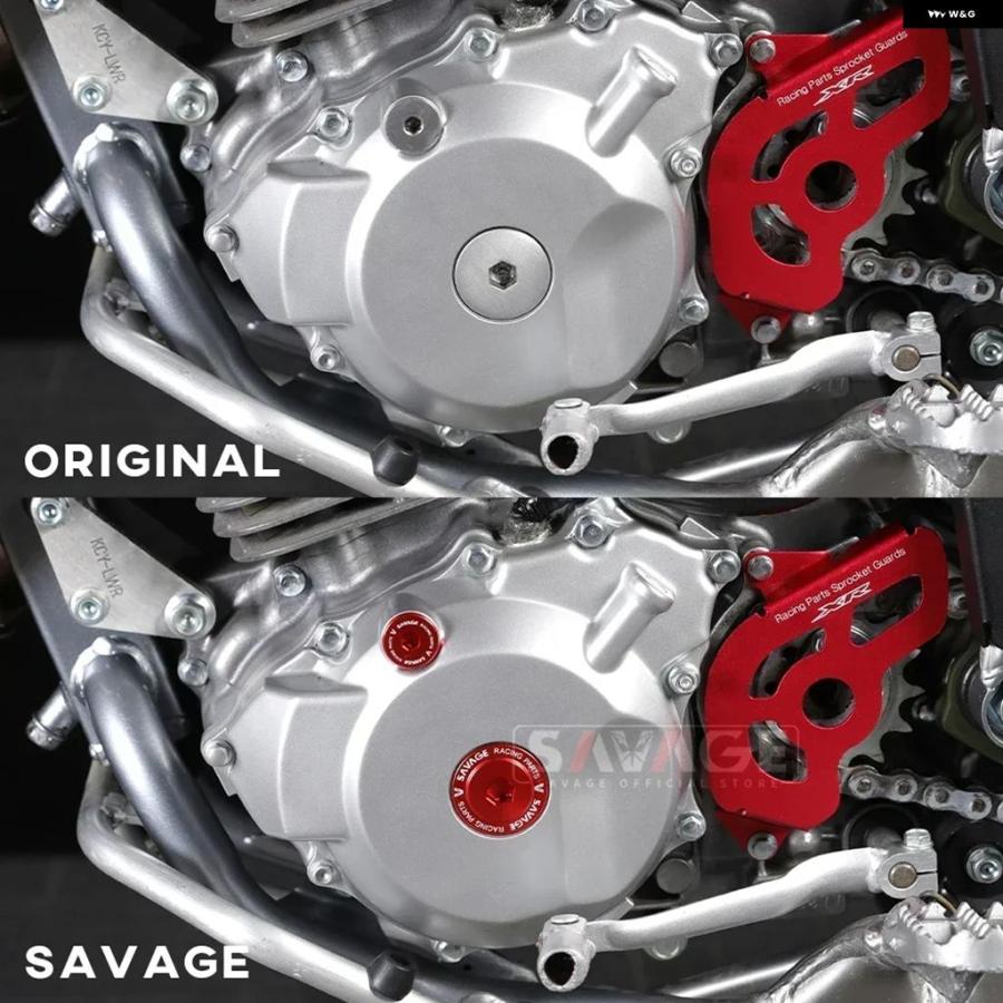 並行輸入品 ホンダ XR 250 400 600 CRF 150 230 エンジン クランクケース カバー ストレートネジ オートバイ キャッププラグ XR250R XR650R CRF250R CRF450R | ブランド登録なし | 05