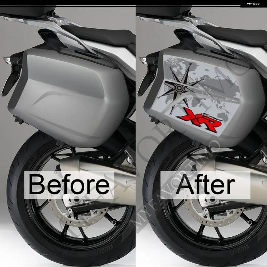並行輸入品 BMW 900 2016-2022用 バイク ケース ステッカー サイド ボックス パニア ラゲッジ デカール F900XR S1000XR | ブランド登録なし | 03