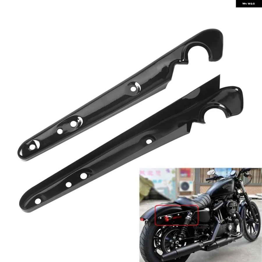 並行輸入品 ハーレー オートバイ リアフェンダー ストラット カバー マッドガード ウィンカー サポート ブラケット スポーツスター 1200 48 72用 | ブランド登録なし