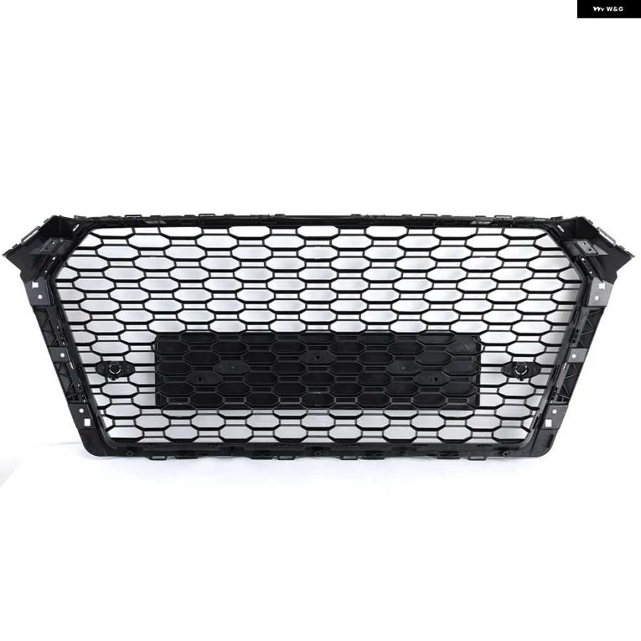 【並行輸入品】フロント バンパー レーシング グリル アウディ A4 アバント S4 Sライン B9 2017 -2019 EU ハニカム グリル メッシュ グリル 交換部品 | ブランド登録なし | 04