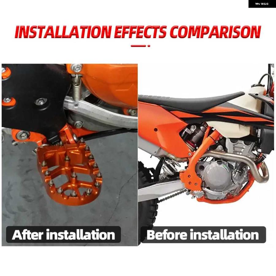 並行輸入品KTM XC-F XCF SX-F SXF EXC-F EXCF XCW TPI 125 150 250 2021-23 アクセサリー フットレスト フットペグ フットレスト ペグ_6