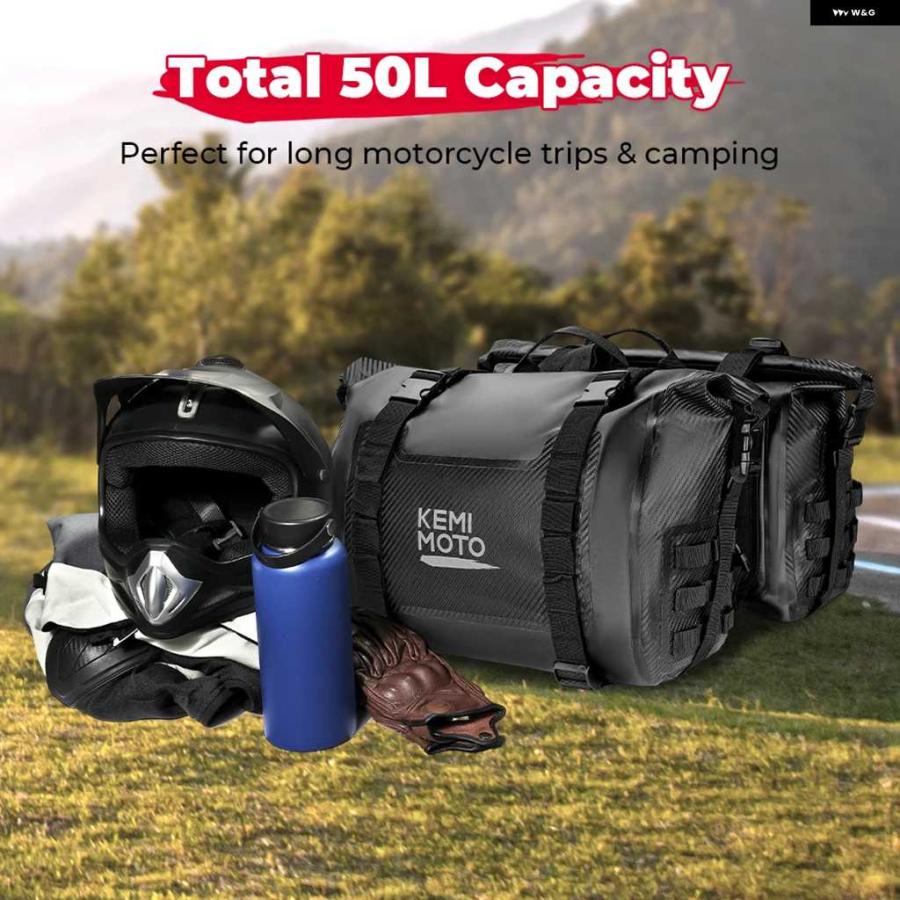 並行輸入品オートバイ バイク サドルバッグ 2個 25L PVC 防水 サイド サドルバッグ BMW R1250GS R1200GS F850GS F750GS LC ADV_6