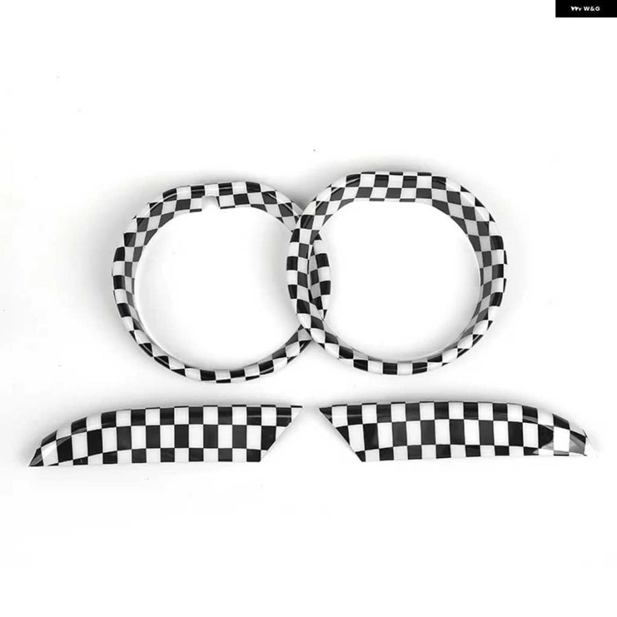 並行輸入品MINI COOPER COUNTRYMAN アクセサリー F60 車用フロント フォグランプ 装飾 フレーム F 60 デコレーションリング ストリップ トリム カバー | ブランド登録なし | 12