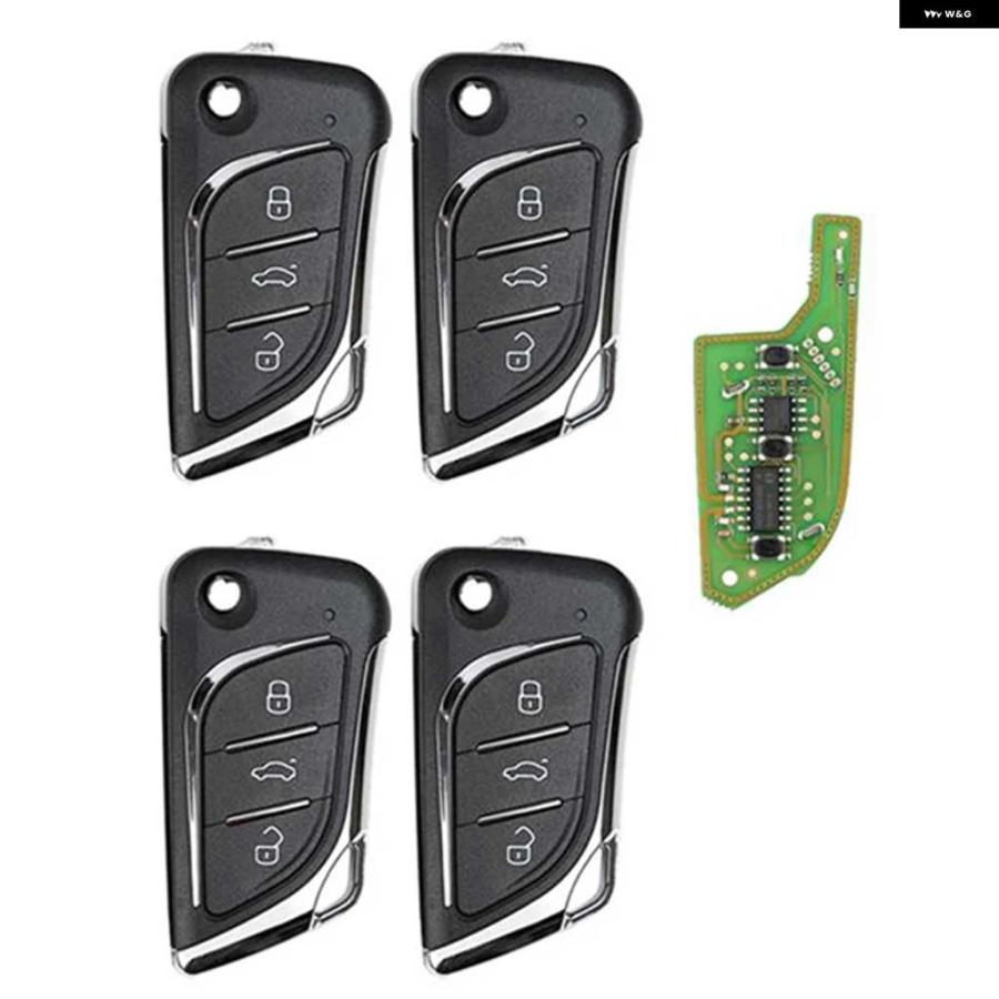 並行輸入品 VVDIキーツールLEI KSS互換4個ワイヤーリモートキーXKLKS0EN XKLKSOENレクサス スタイル 3 ボタン | ブランド登録なし