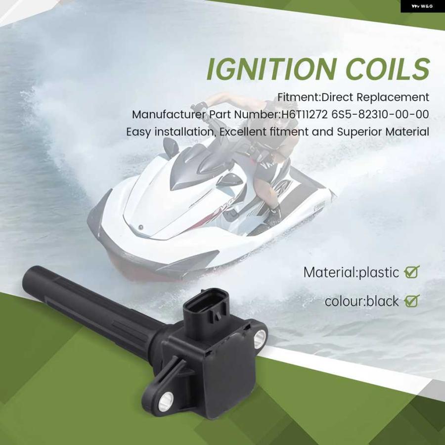 並行輸入品4X イグニッション コイル H6T11272 ウェーブランナー VX FX クルーザー LTD HO SHO SVHO 6S5-82310-00-00 | ブランド登録なし