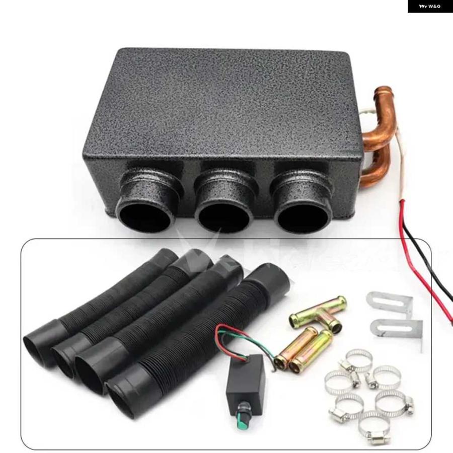 【並行輸入品】12V 24V 3穴車用エアヒーター 自動 フロントガラス デフロスター 曇り止め装置 自動車用エアヒーターファン カーアクセサリー 800W | ブランド登録なし | 04