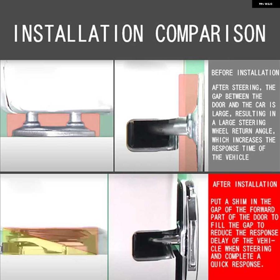 【並行輸入品】車用TRDドアロックバックル アップグレードスタビライザーカバーラッチストッパー レクサス トヨタシリーズ対応 異常なスペースを排除 | ブランド登録なし | 04