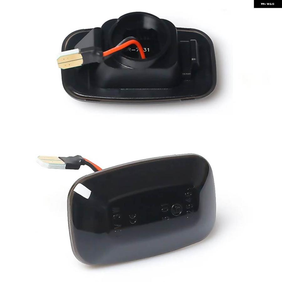 並行輸入品トヨタ ランドクルーザー 70 80 100シリーズ 12V 流れる ウィンカーライト サイドリピーター ダイナミック LED サイドマーカー | ブランド登録なし | 06