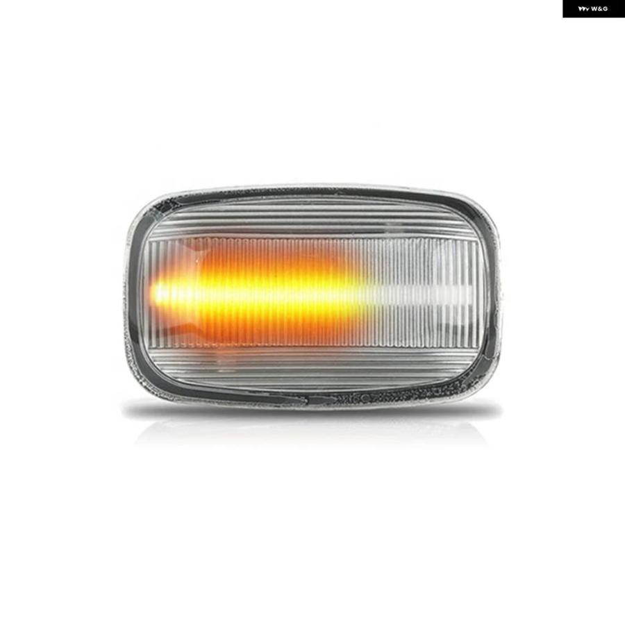 並行輸入品トヨタ ランドクルーザー 70 80 100シリーズ 12V 流れる ウィンカーライト サイドリピーター ダイナミック LED サイドマーカー | ブランド登録なし | 08