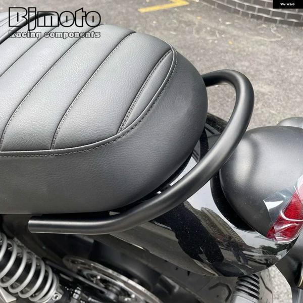並行輸入品バイク 助手席 リア グラブバー ハンドル シート アームレスト ハンドル キャリア トライアンフ STREET SPEED TWIN SCRAMBLER 900 1200の画像