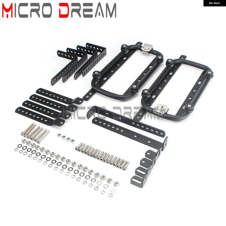 並行輸入品オートバイ サイド ボックス マウント ブラケット キット ラゲッジパニエ カーゴ サドルバッグ サイドケース マウント サポート_4