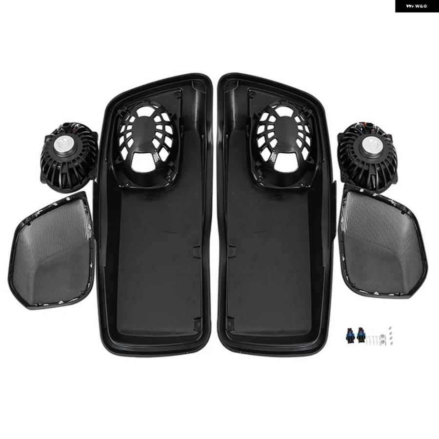 並行輸入品 バイク サドルバッグ 蓋 5インチ7インチ スピーカー ハーレー ツーリング エレクトラロード グライド キング FLTR FLHX FLHR FL_1