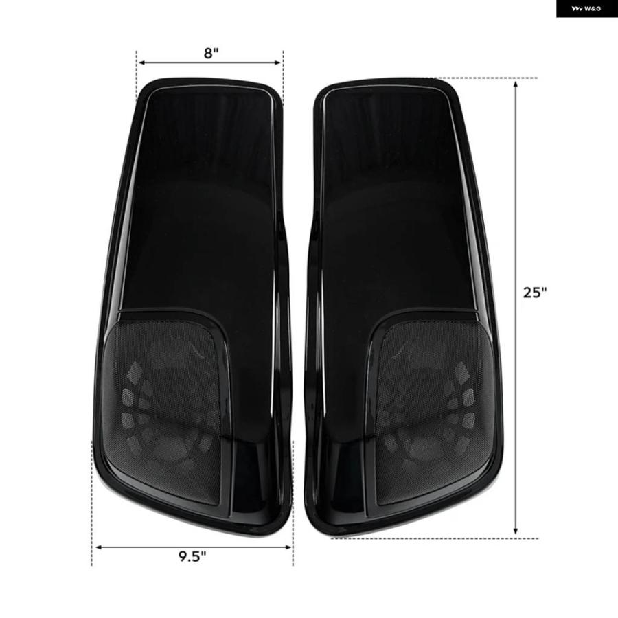 並行輸入品 バイク サドルバッグ 蓋 5インチ7インチ スピーカー ハーレー ツーリング エレクトラロード グライド キング FLTR FLHX FLHR FL_3