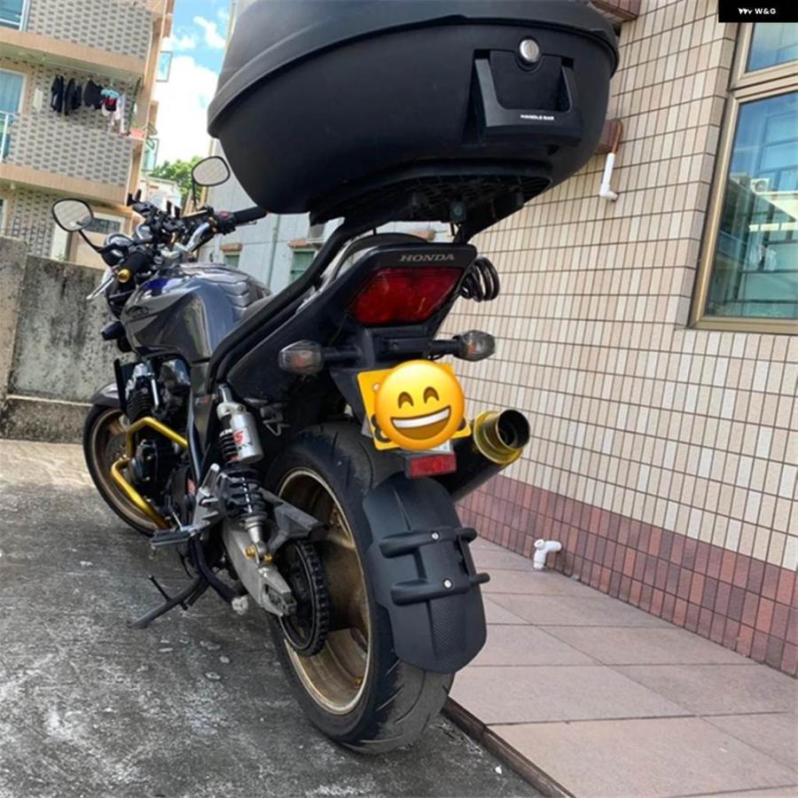 並行輸入品 ホンダ CB1300 CB1100 CB400 VTEC バイク リアフェンダー マッドガード マッド フラップ ガードカバーの画像