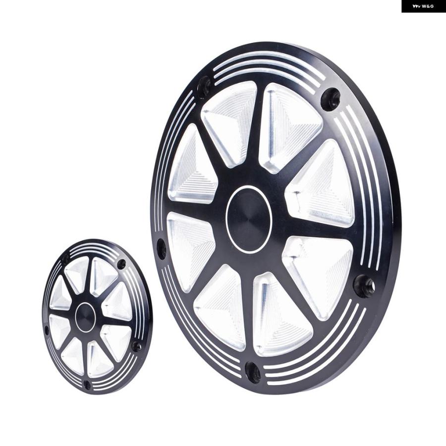 ブランド登録なし - 並行輸入品 5穴 自動二輪車 ダービータイミング 発動機 クラッチサイドカバー ハーレー ソフテイル ファットボーイ ロードキング ストリートグライド ダイナ