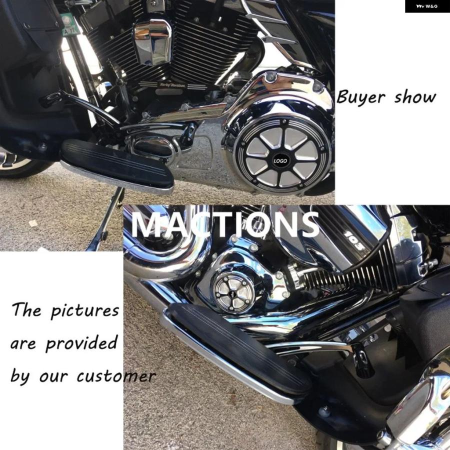 ブランド登録なし - 並行輸入品 5穴 自動二輪車 ダービータイミング 発動機 クラッチサイドカバー ハーレー ソフテイル ファットボーイ ロードキング ストリートグライド ダイナ
