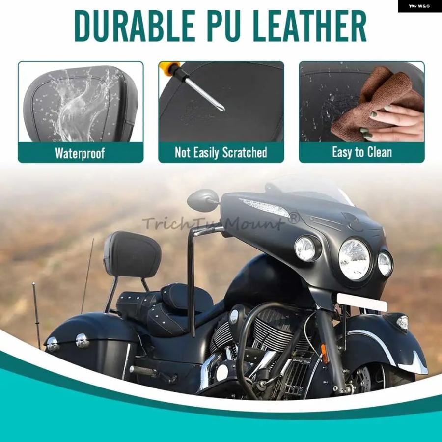 ブランド登録なし - 並行輸入品 クイック出版式リアパッセンジャーバックレスト シーシーバー INDIAN CHIEFTAIN ROADMASTER SPRINGFIELD VINTAGE CHIEF 2014-