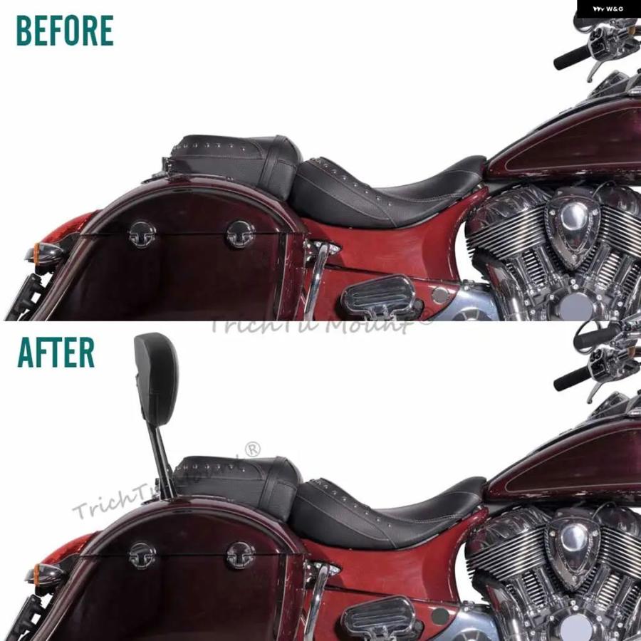 ブランド登録なし - 並行輸入品 クイック出版式リアパッセンジャーバックレスト シーシーバー INDIAN CHIEFTAIN ROADMASTER SPRINGFIELD VINTAGE CHIEF 2014-