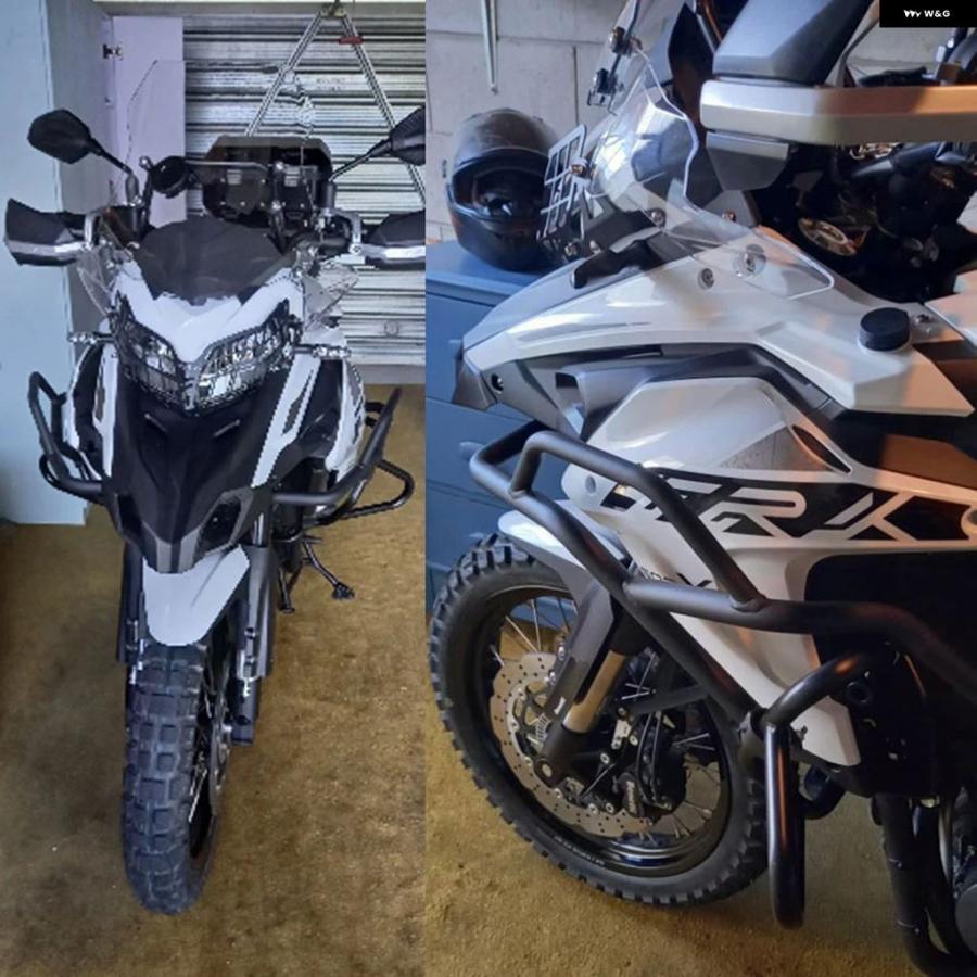 ブランド登録なし - 並行輸入品 ベネリ TRK50 X X BJ500GS-A 2017-2023 自動二輪車 発動機 かばい立て バンパー 衝突 赤ちょうちん