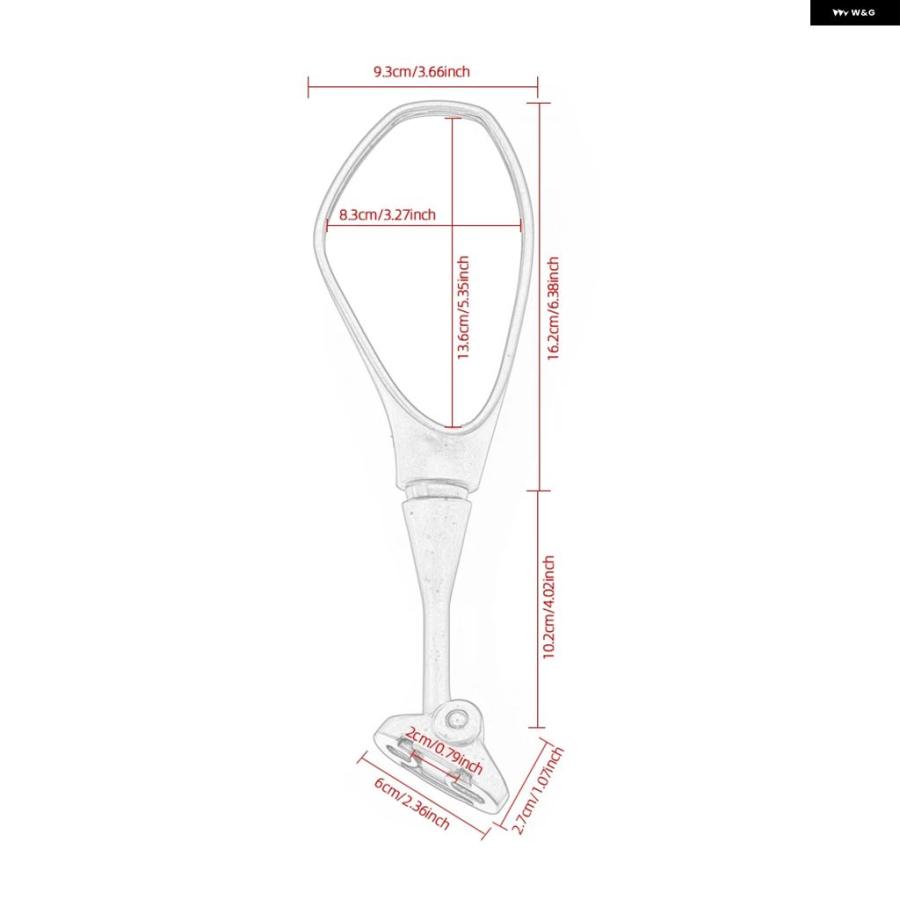 ブランド登録なし - 並行輸入品 ホンダ CBR600 CBR 600 CBR600RR CBR900 CBR1000RR 自動二輪車 バックミラー リフレクター 側面鏡鑑 自動二輪車