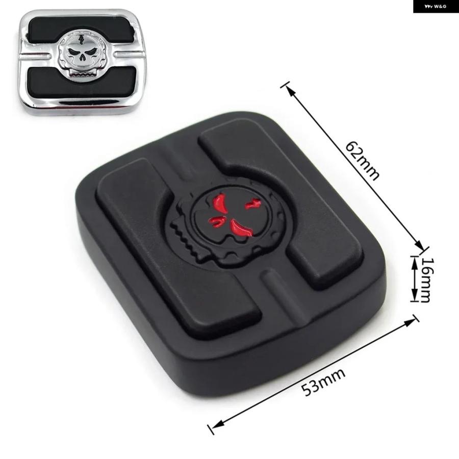 ブランド登録なし - 並行輸入品 自動二輪車 スカル 小型うち切りペダル パッド ハーレー ナイト爵トレイン スプリンガー ソフテイル FXSTC