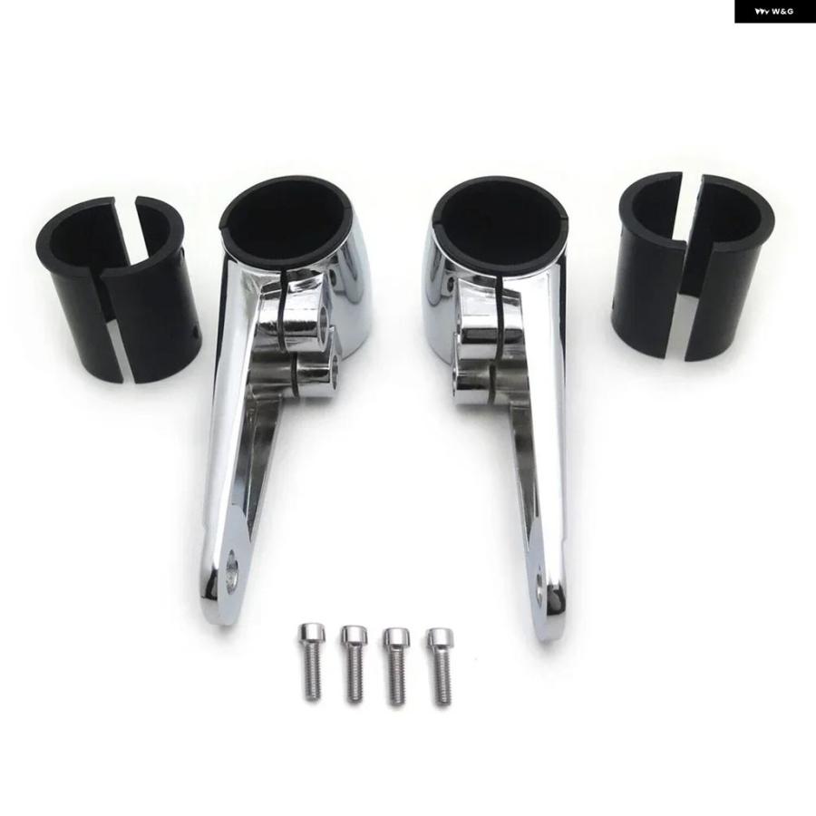 ブランド登録なし - 並行輸入品 自動二輪車 前照灯 マウント 鉤括弧 35/39/41MM ハーレー 原動機