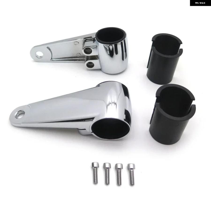 ブランド登録なし - 並行輸入品 自動二輪車 前照灯 マウント 鉤括弧 35/39/41MM ハーレー 原動機