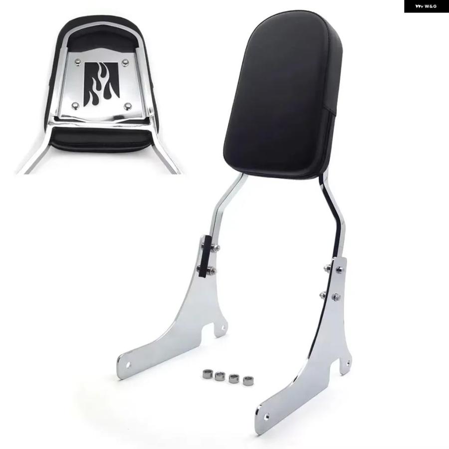ブランド登録なし - 並行輸入品 自動二輪車 ひな型 バックレスト シーシーバー なめし革 パッド カワサキ 1996-2005 バルカン800 古典派音楽 D