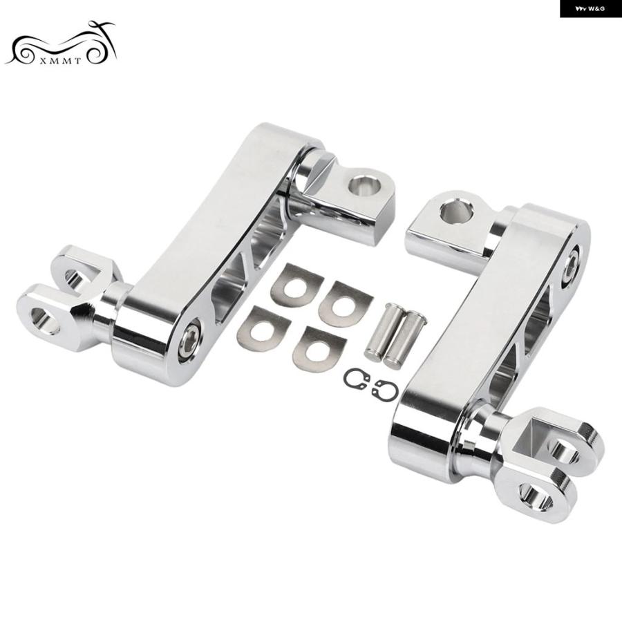 ブランド登録なし - 並行輸入品 ハーレー フットペグ マウント 運動競技はやりっ子 883 1200 ダイナ ソフテイル ツーリング グライド V-極点 マッスル VRSCF