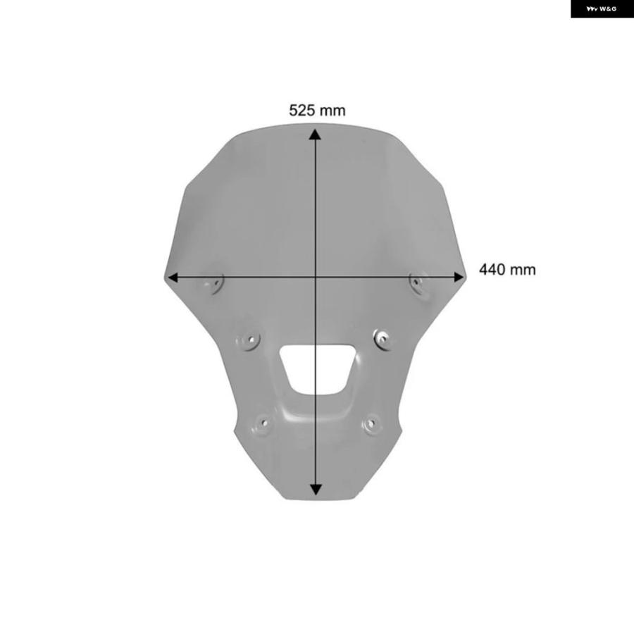 ブランド登録なし - 並行輸入品 自動二輪車 陳列箱遮蔽物 ホンダ CRF1100L アフリカツイン運動競技 2024 - 陳列箱映写幕 陳列箱 ディフレクター プロテクター スクリー