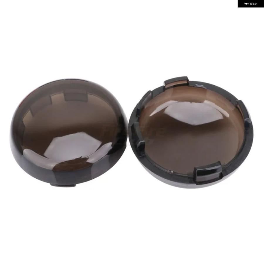 並行輸入品 ハーレー 黒赤 オートバイ ウインカー レンズ ライトキャップ カバー ダイナ ソフテイル エレクトラ グライド ロードキング スポーツスター 883 1200 | ブランド登録なし | 08