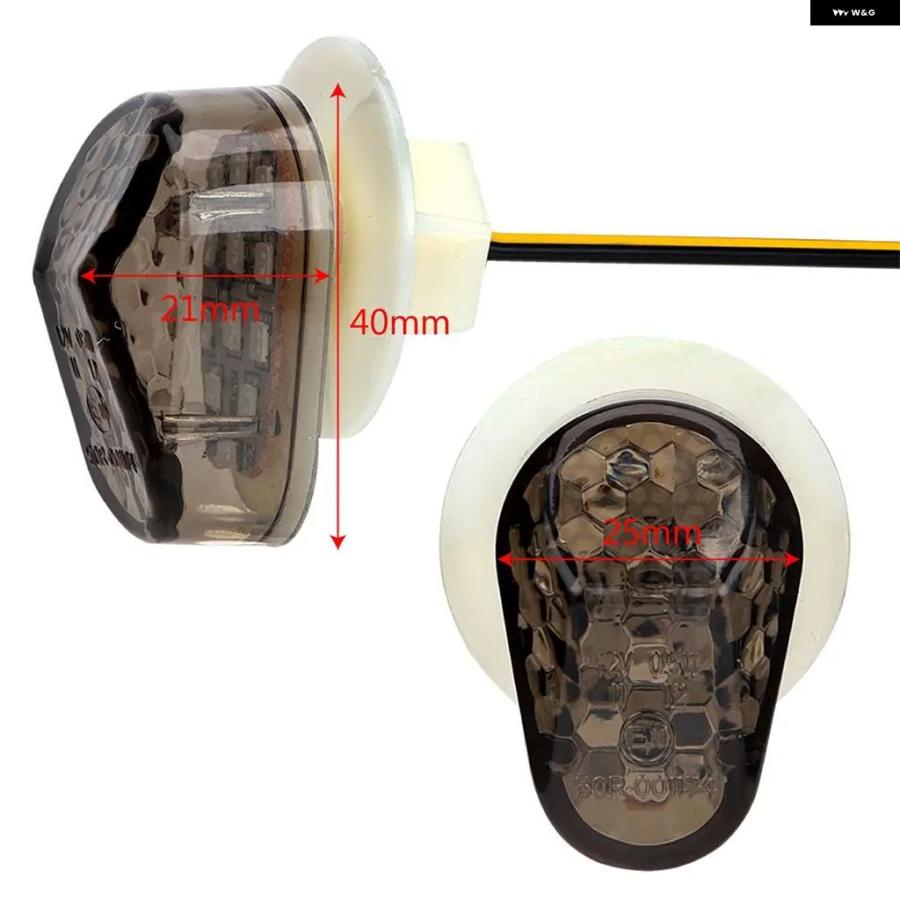 並行輸入品 12V オートバイ LED ブレーキライト ウインカーランプ テールライト バイク XJ6 R6S R1 FZ1S FAZER 1000 2個 | ブランド登録なし | 05