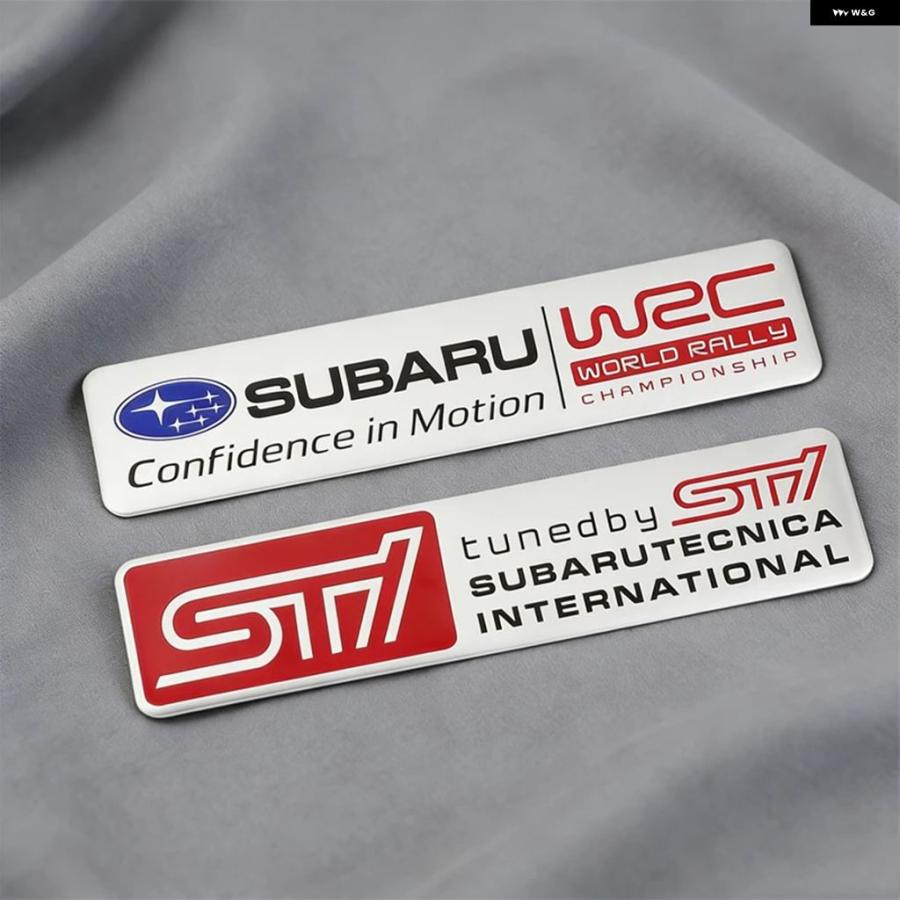 並行輸入品 スバル 3Dメタル ステッカー 車体 トランク デカール