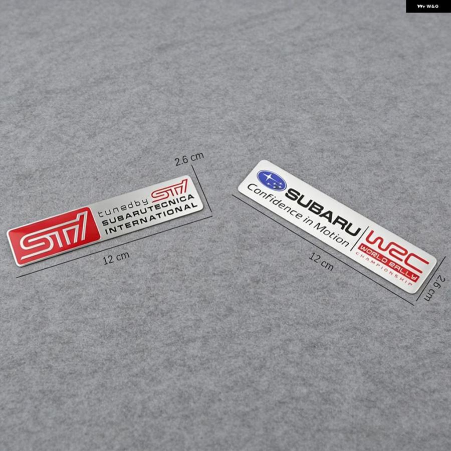 並行輸入品 スバル 3Dメタル ステッカー 車体 トランク デカール