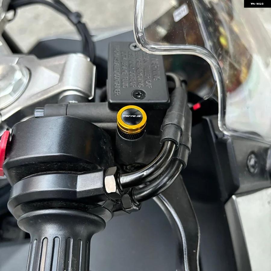 並行輸入品 ヤマハ YZFR3 YZF R3 オートバイ M10*1.25 アルミ ネジボルト ミラー 穴 プラグキャップ YZF-R3 2015-2025 | ブランド登録なし | 16