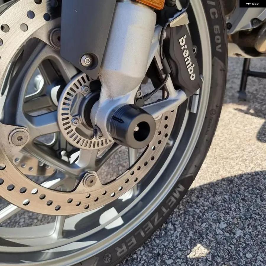 並行輸入品 BMW ADV GS 1200 オートバイ フロントリア ホイール フォーク スライダー アクスル クラッシュ プロテクター R1200GS GS1200 | ブランド登録なし | 19
