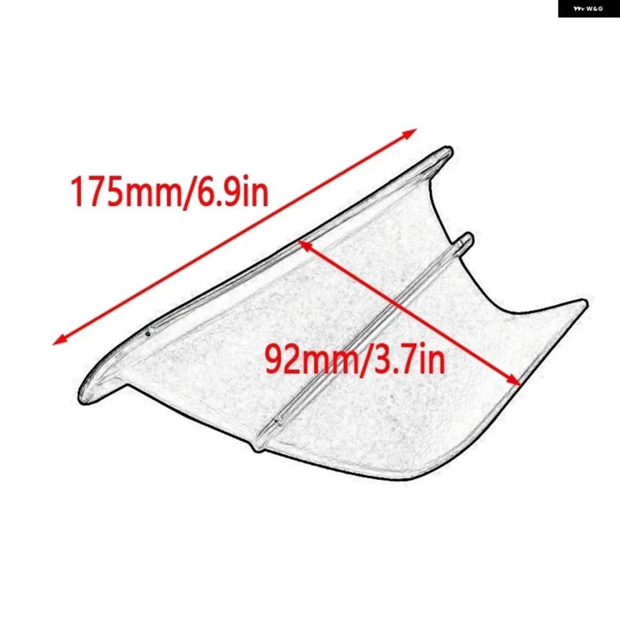 並行輸入品 ホンダ /1000RR ウィングレット エアロダイナミック ウィング キット スポイラー オートバイ CB650R CB1000 CB1000R CBR1100 CBR600RR CBR900RR | ブランド登録なし | 08