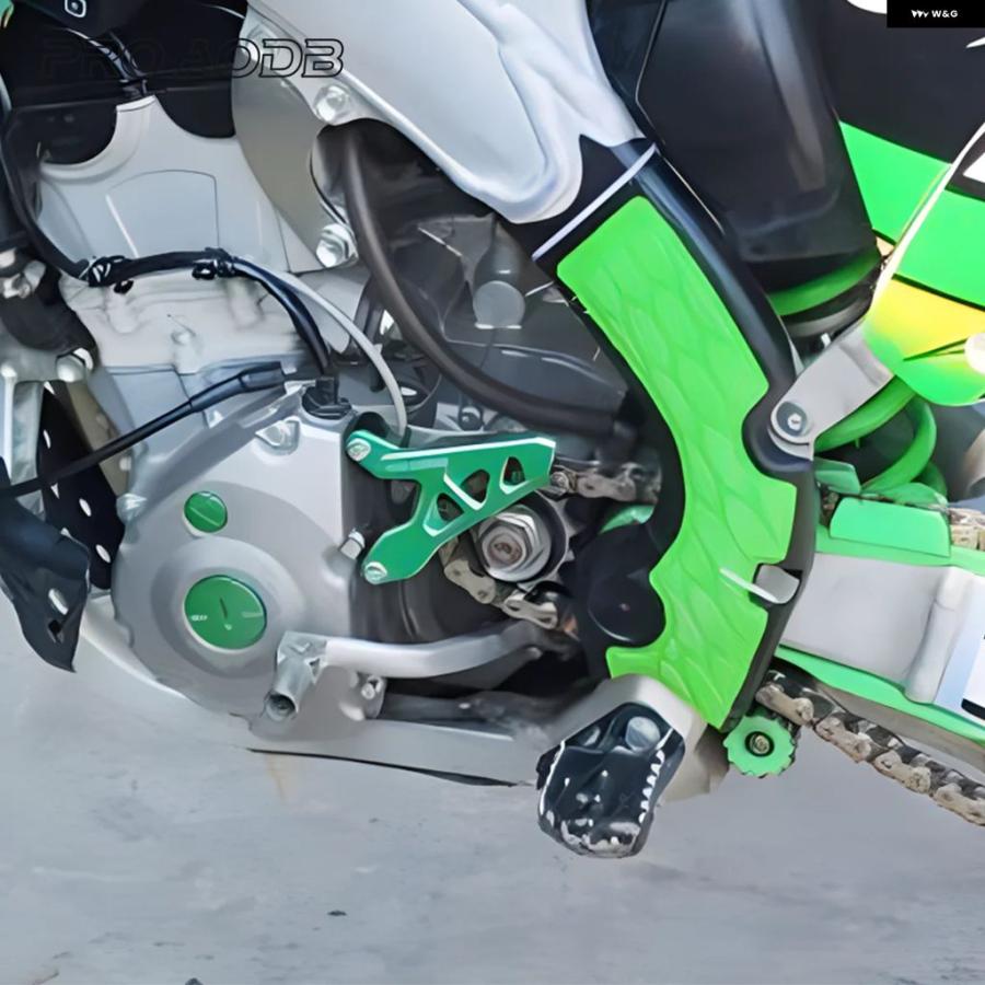 並行輸入品 KX125 KX250 D-TRACKER バイクフロント スプロケット カバー チェーン プロテクター ガード KX250F KX450F KLX250 | ブランド登録なし | 04