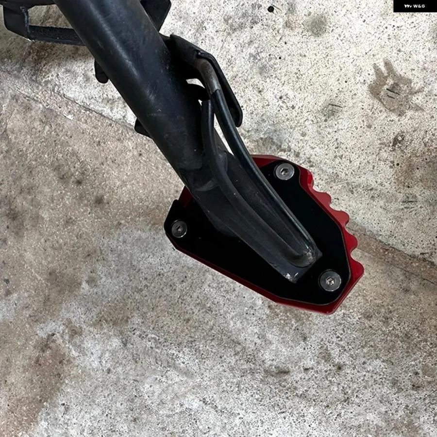 並行輸入品 ドゥカティ スクランブラー アイコン ダーク フル スロットル 1100 800 デザートスレッド用 バイク キック スタンド サイド パッド | ブランド登録なし | 15