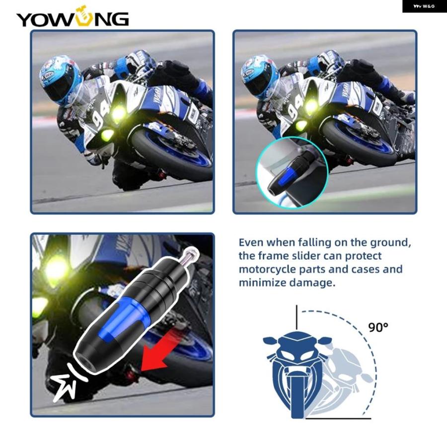 並行輸入品 ホンダ レブル オートバイ 転倒エキゾースト スライダー クラッシュ パッド CMX300 CMX500 CMX1100 | ブランド登録なし | 23