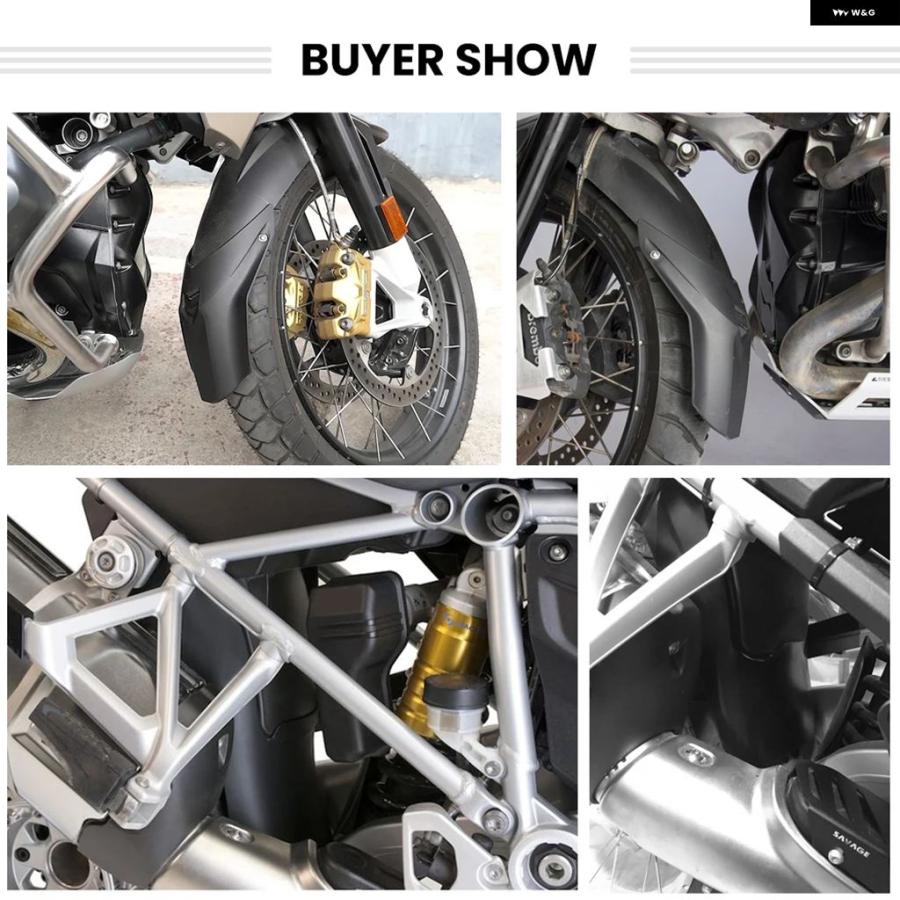 並行輸入品 BMW LC ADV用リアフロントフェンダー マッドガード アドベンチャーフェンダー オートバイ パーツ R1200GS R1250GS 2013-2022 | ブランド登録なし | 12