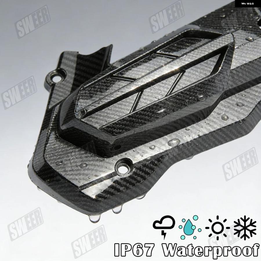 並行輸入品 ヤマハ 左 エンジン 吸気 カバー 対応 カーボン バイク トランス ミッション NMAX125 NMAX155 2020-2025 | ブランド登録なし | 02