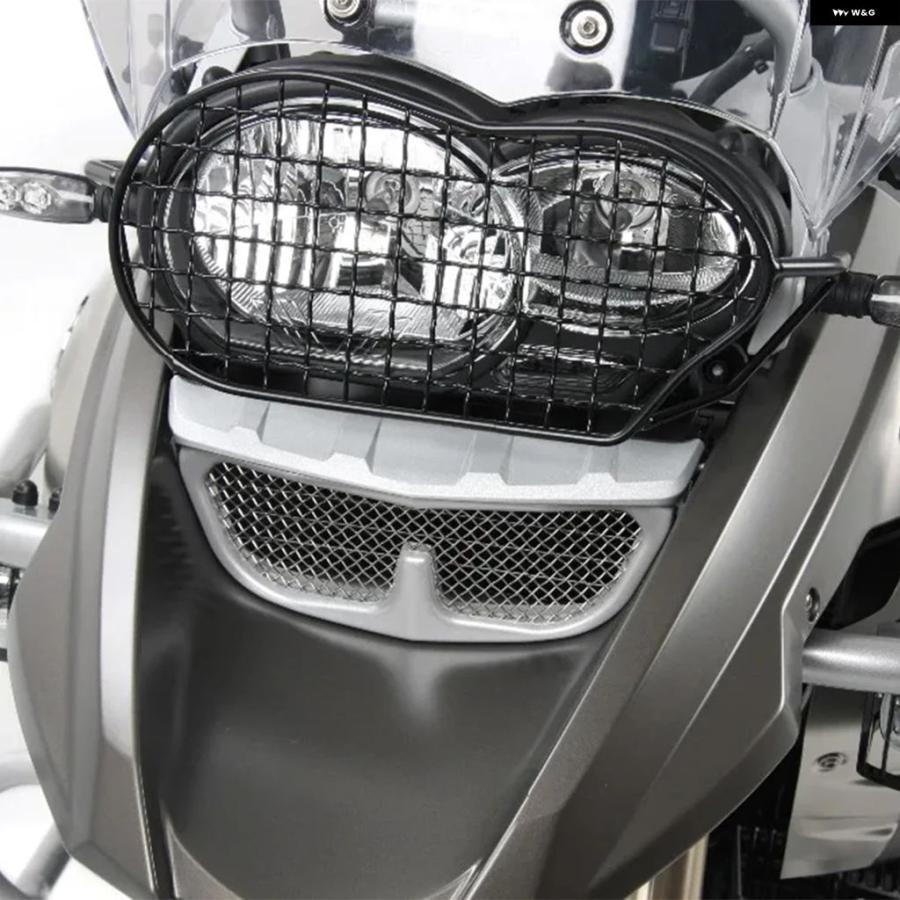 並行輸入品 BMW 2006 - 2010 2011 2012用 ADV ブラックシルバー オイルクーラー ガード ラジエーター ウォータークーラー グリル カバー プロテクション R1200GS | ブランド登録なし | 06