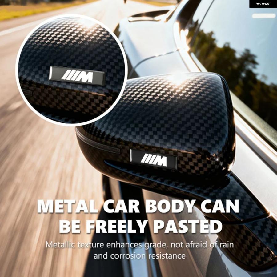 並行輸入品 BMW Mパフォーマンス アルピナ M3 M5 M6 X3 X4 X5 G20用 3Dメタルカー 装飾 ステッカー バッジ デカール インテリア | ブランド登録なし | 04