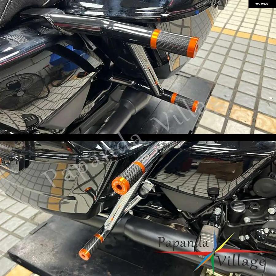 並行輸入品 ハーレー ストリート グライド ロードキング FLHXST FLHRXS FLHR オートバイ クラッシュ バー バンパー ガード サドル バッグ サポート プロテクター | ブランド登録なし | 19