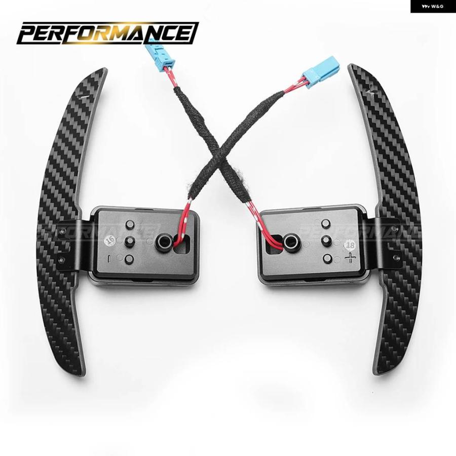 並行輸入品 カーボン マグネティック ステアリングホイール パドル シフター BMW 1-4シリーズ F20 F21 F30 F22 F80 G20 G30 G80の画像