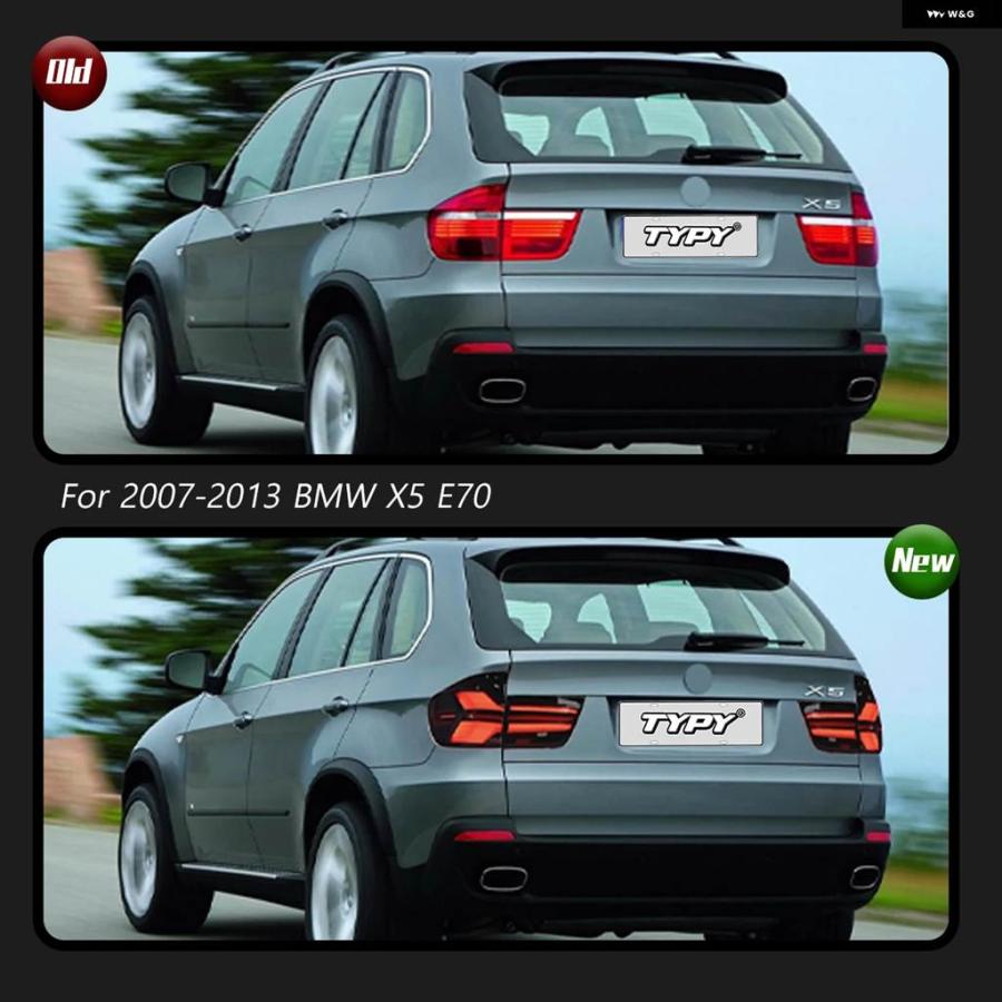 並行輸入品 CAR BMW X5 E70 LED テールライト 2007-2013 DRL ダイナミックウィンカー LED テールライト オートにの画像