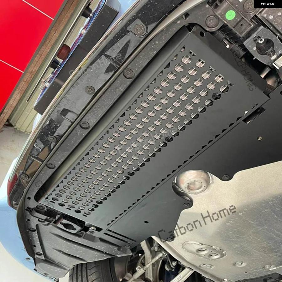 並行輸入品 アルミプロテクトプレート オイルクーラー スキッドプレート ガード ベント BMW M2 M3 M4 G87 G80 G81G82 G83 2021+の画像