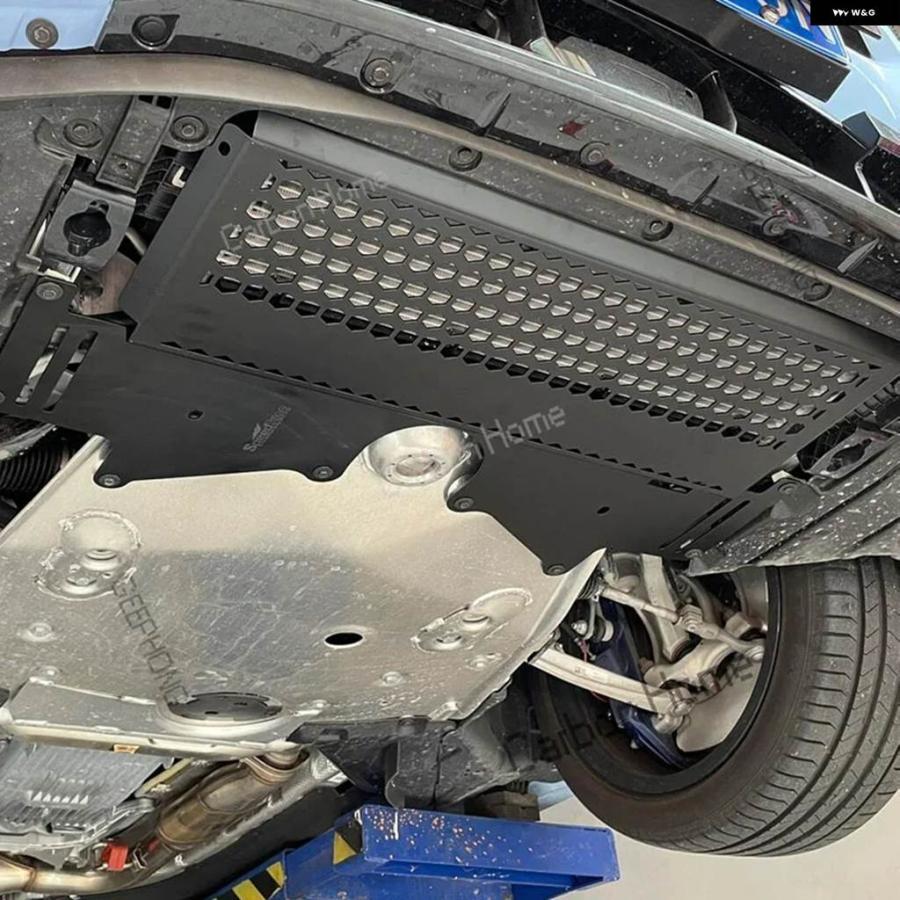 並行輸入品 アルミプロテクトプレート オイルクーラー スキッドプレート ガード ベント BMW M2 M3 M4 G87 G80 G81G82 G83 2021+の画像